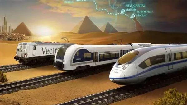 سيمنز تعلن وصول أول قطار كهربائي فائق السرعة لمصر