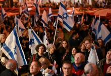 تظاهرة ضخمة في تل أبيب ضد حكومة نتنياهو