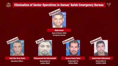 الجيش الإسرائيلي يعلن تصفية قيادات بارزة من حماس في رفح